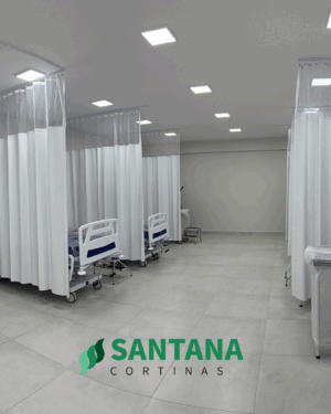 SANTANA CORTINAS Cortinas Divisórias para Leito Hospitalar e Box de Banheiro