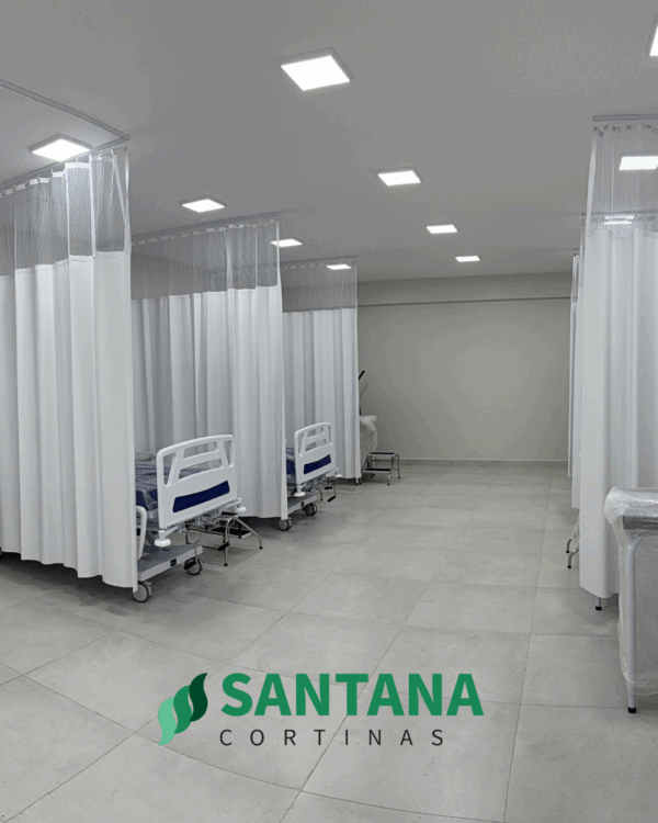 SANTANA CORTINAS Cortinas Divisórias para Leito Hospitalar e Box de Banheiro